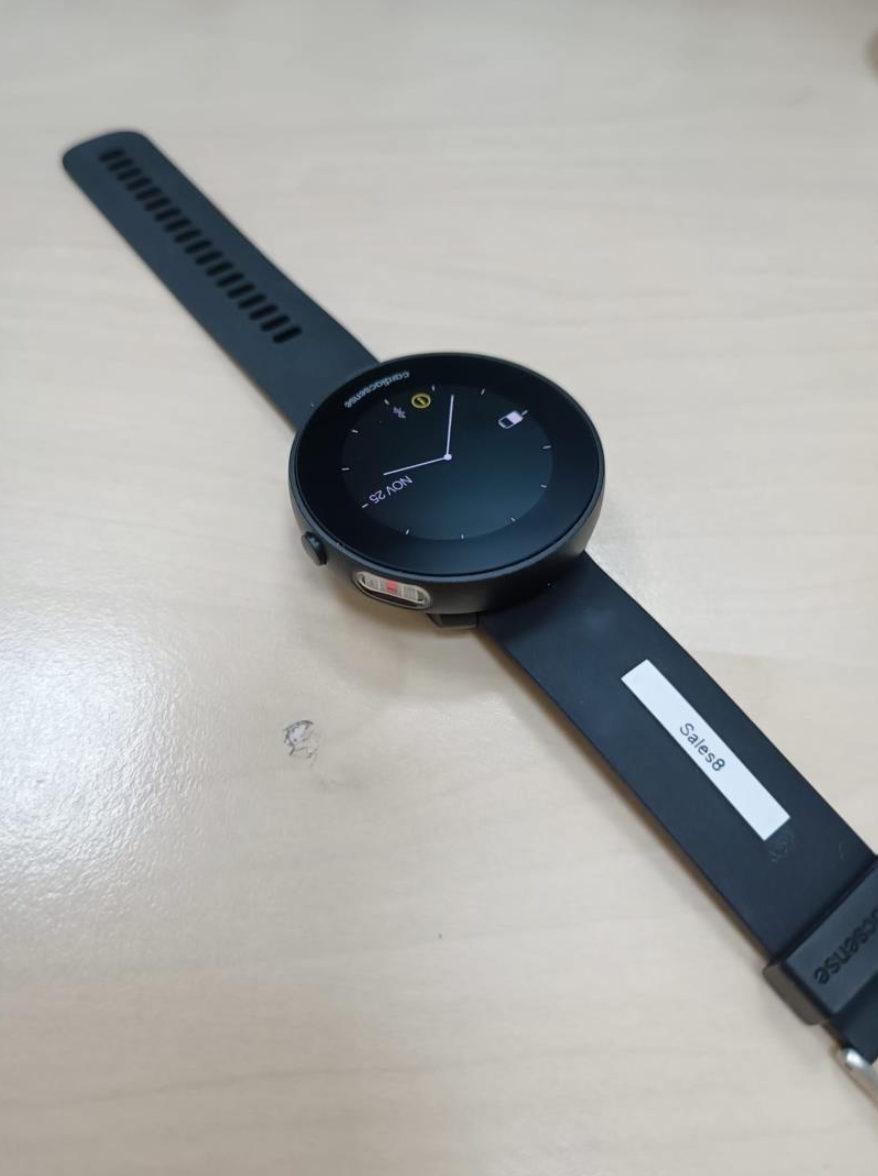 Display and ECG electrodes